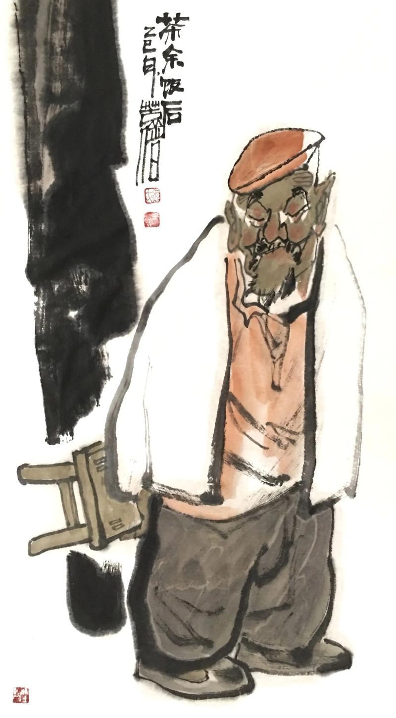 上联：饭后茶余无所事
下联：[比心]

网络图片/诚谢侵删