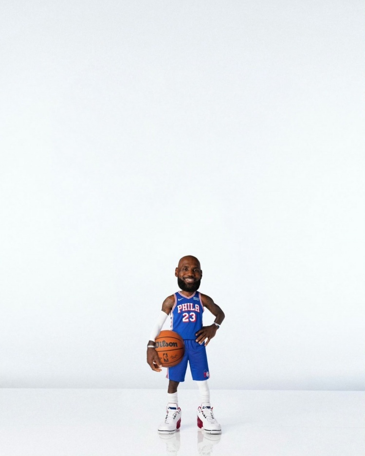 Mini詹姆斯看着有点可爱，哈哈哈哈 nba ​​​