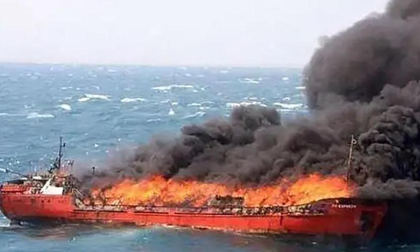 1月7日凌晨，一艘从日本东京到美国的船爆炸了。船上看起来是玩具，其实夹带了众多武