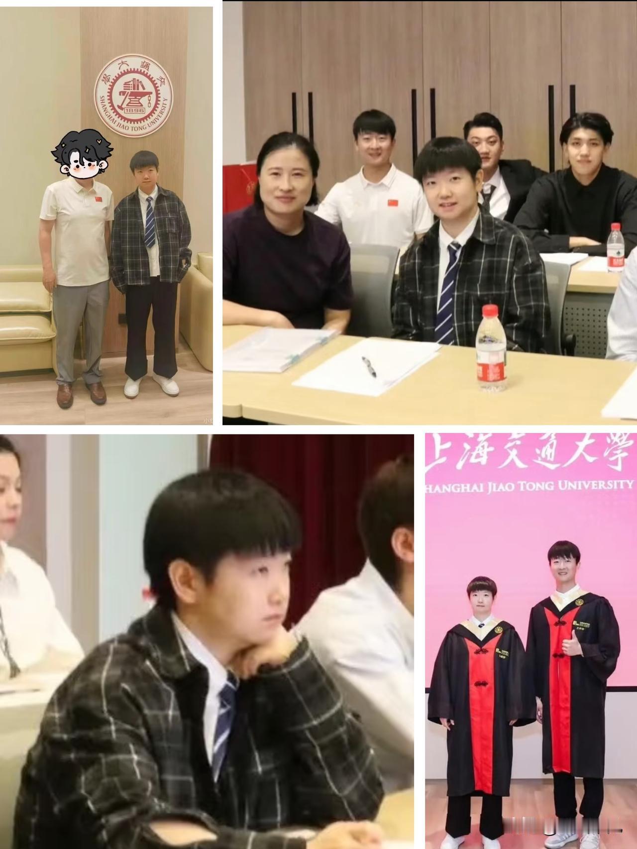 毕业典礼上和同学合影的孙颖莎，毕业快乐！
一脸正气的圆脸妹宝，百搭megasta