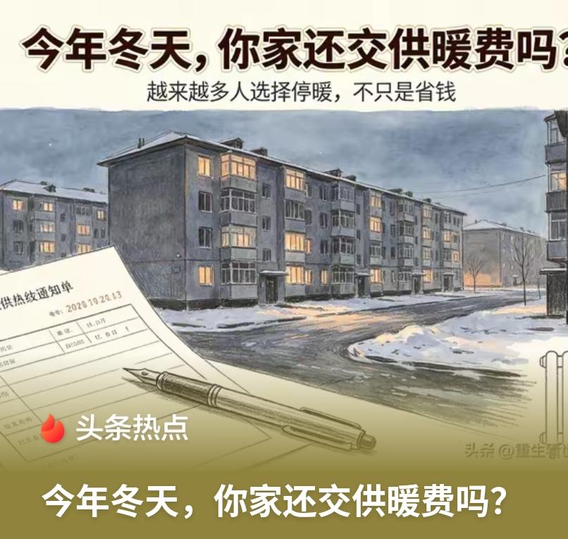别被“集中供暖不划算”的说法带偏了——交暖气费取暖，其实是国家给居民的一项福利！