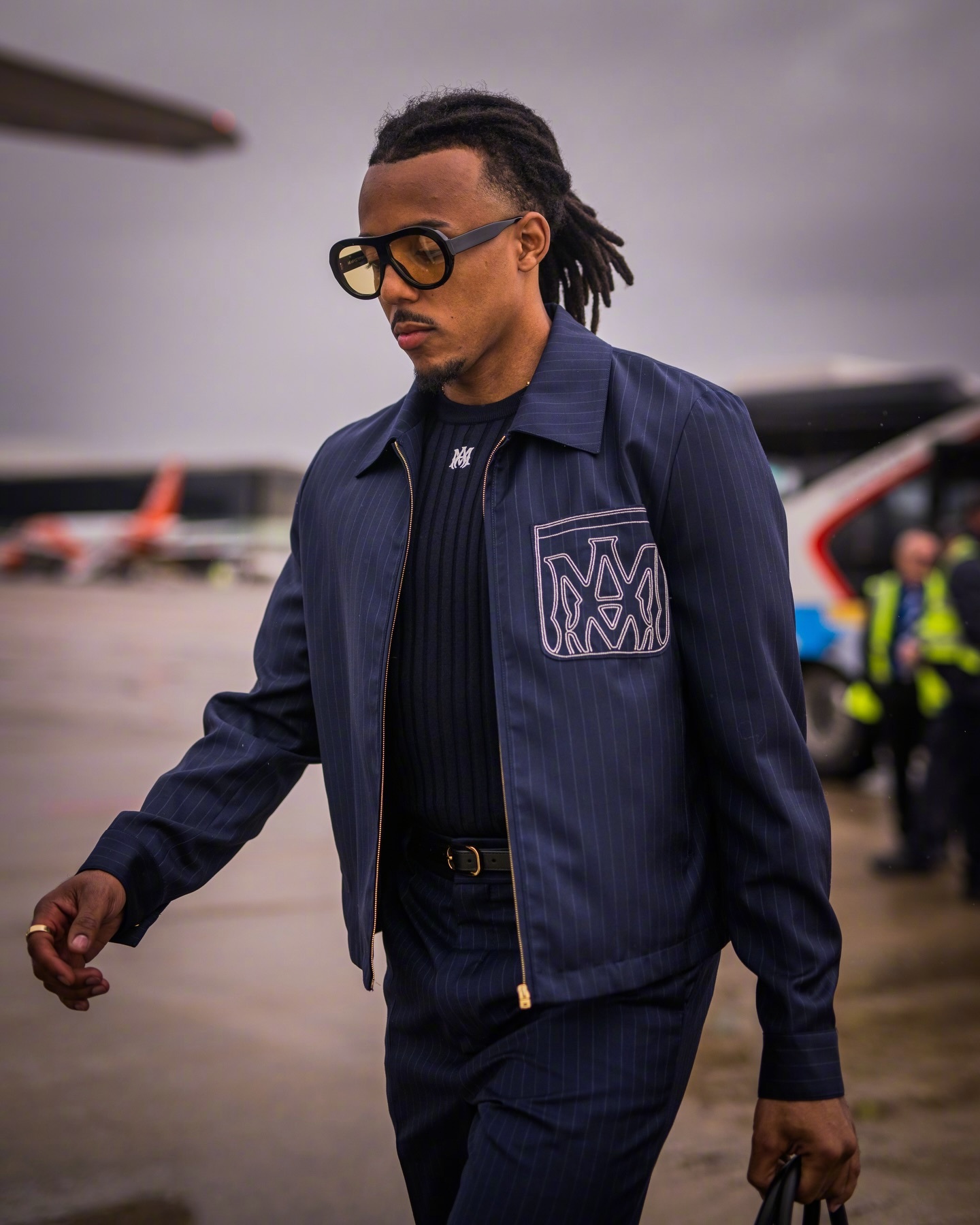 马竞vs巴萨 进入倒计时，全员身穿AMIRI帅气抵达马德里🛬⏳巴萨 🔴🔵F