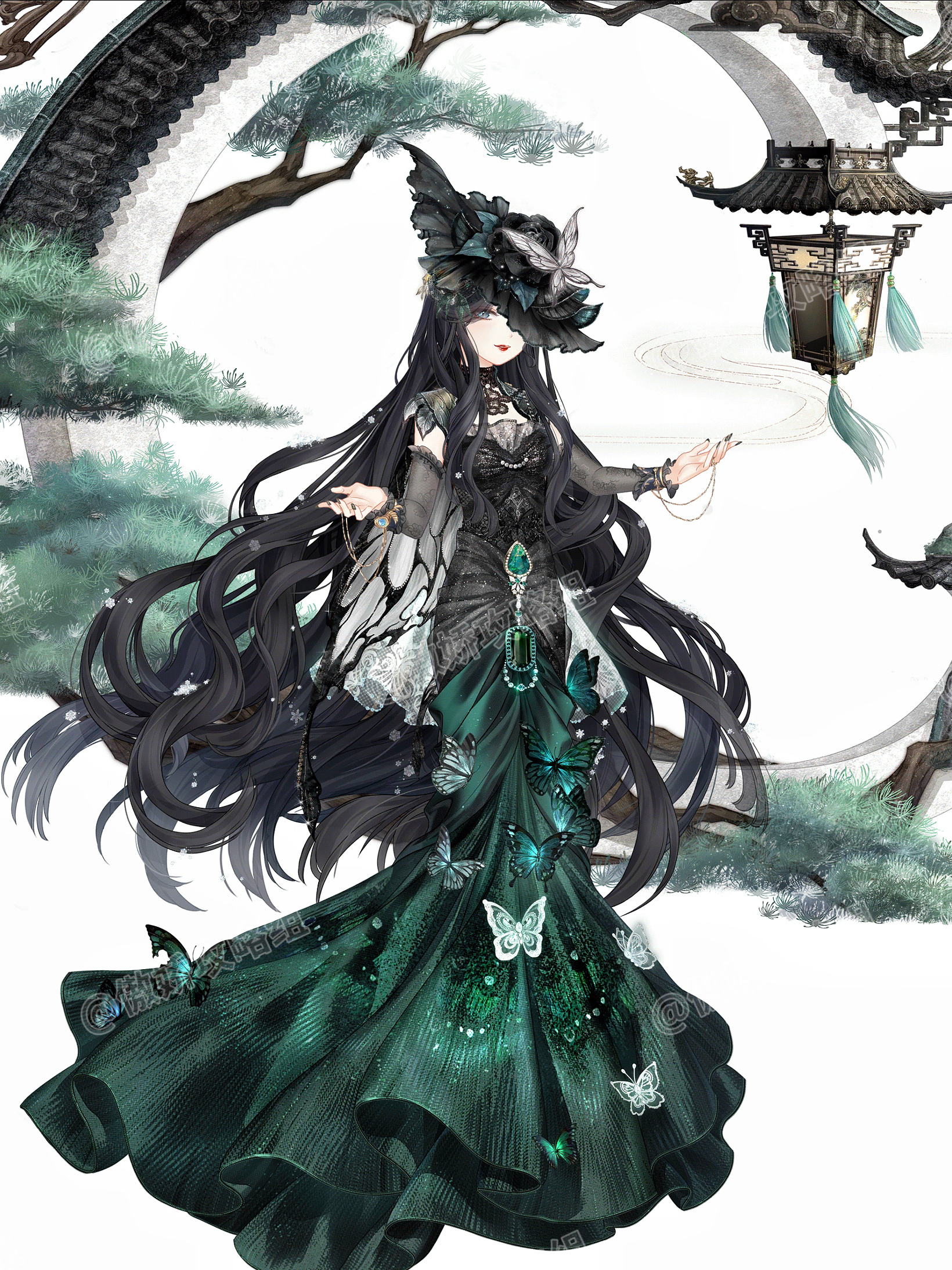 奇迹暖暖傲娇攻略组奇迹暖暖 【种草】翡色幽珀之影🦋由于数据劳斯外出，顶高配分析