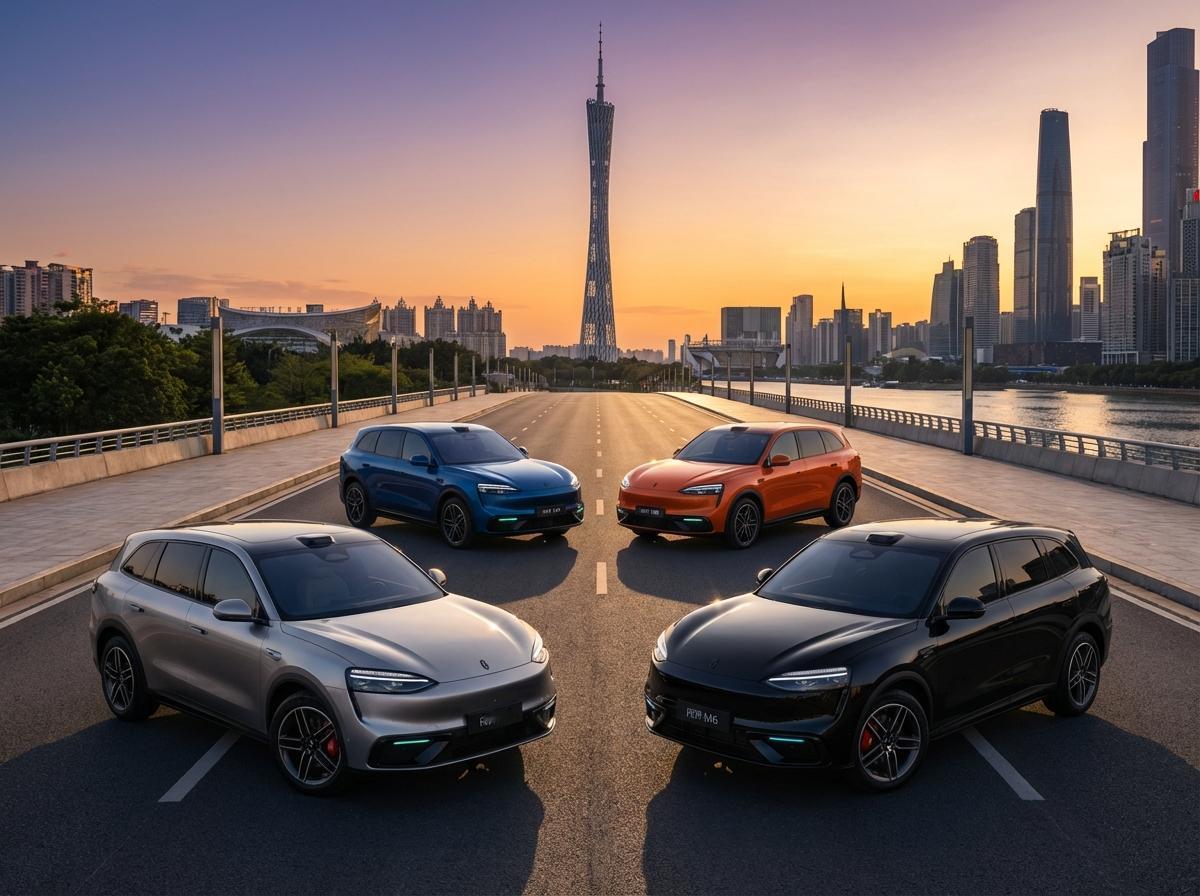 问界M6的打法就两个字：“去登味”。
我用AI处理了一下，同框对比哪个更出彩点？