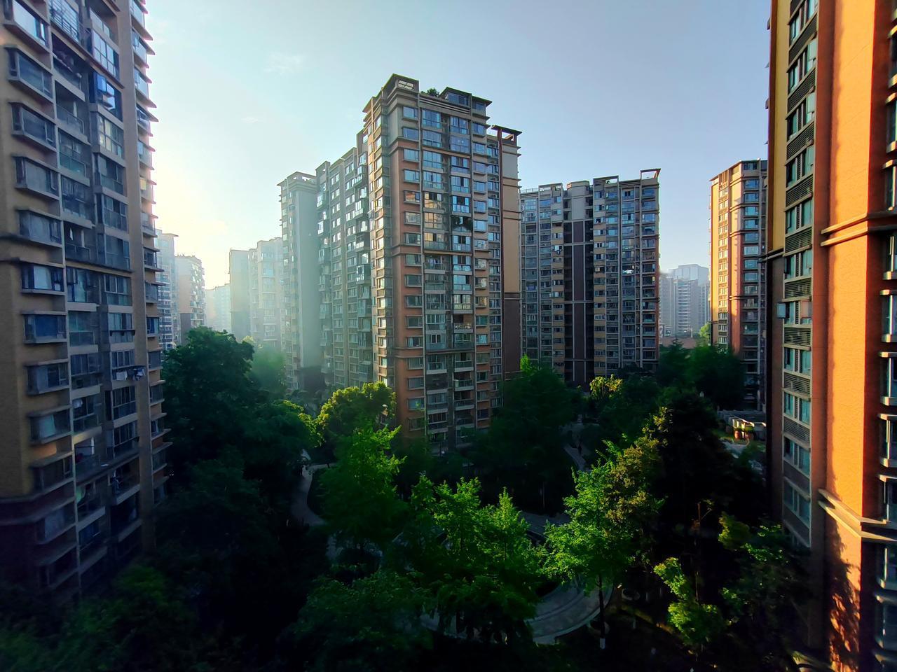  昨夜还微凉，今日直奔30℃，成都一夜入夏，阳光热烈，短袖直接上岗，温差拉满，夏