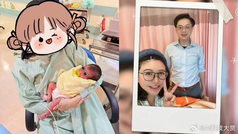 蝴蝶姐姐生双胞胎蝴蝶姐姐生双胞胎女儿蝴蝶姐姐生双胞胎，前置胎盘让宝宝们早产，但好