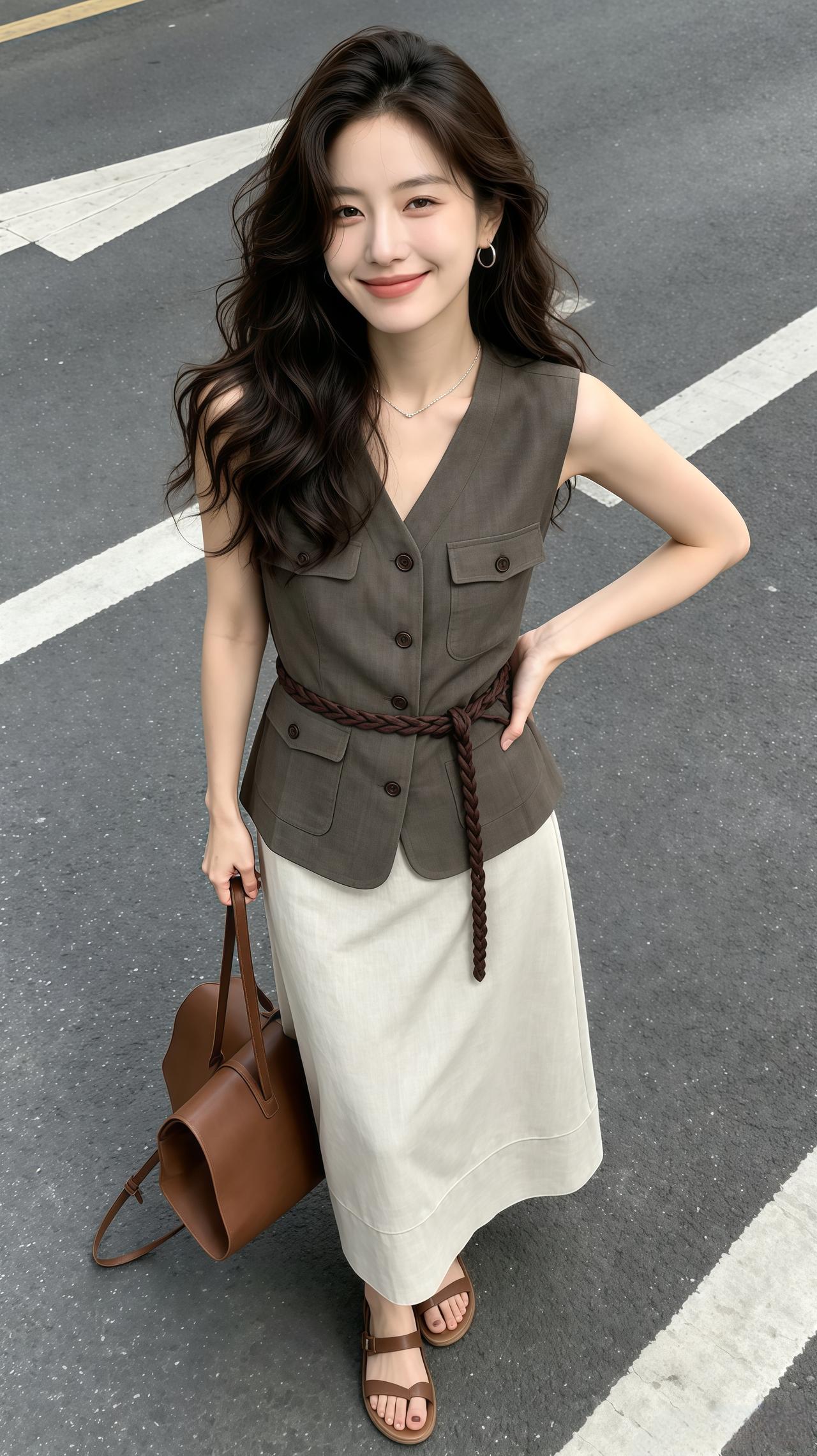 今日份高智感look 日常通勤松弛感ootd 气质通勤穿搭 韩系穿搭夏季穿搭