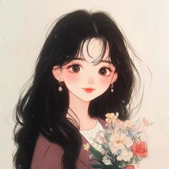 唯美治愈旧漫女生头像 
