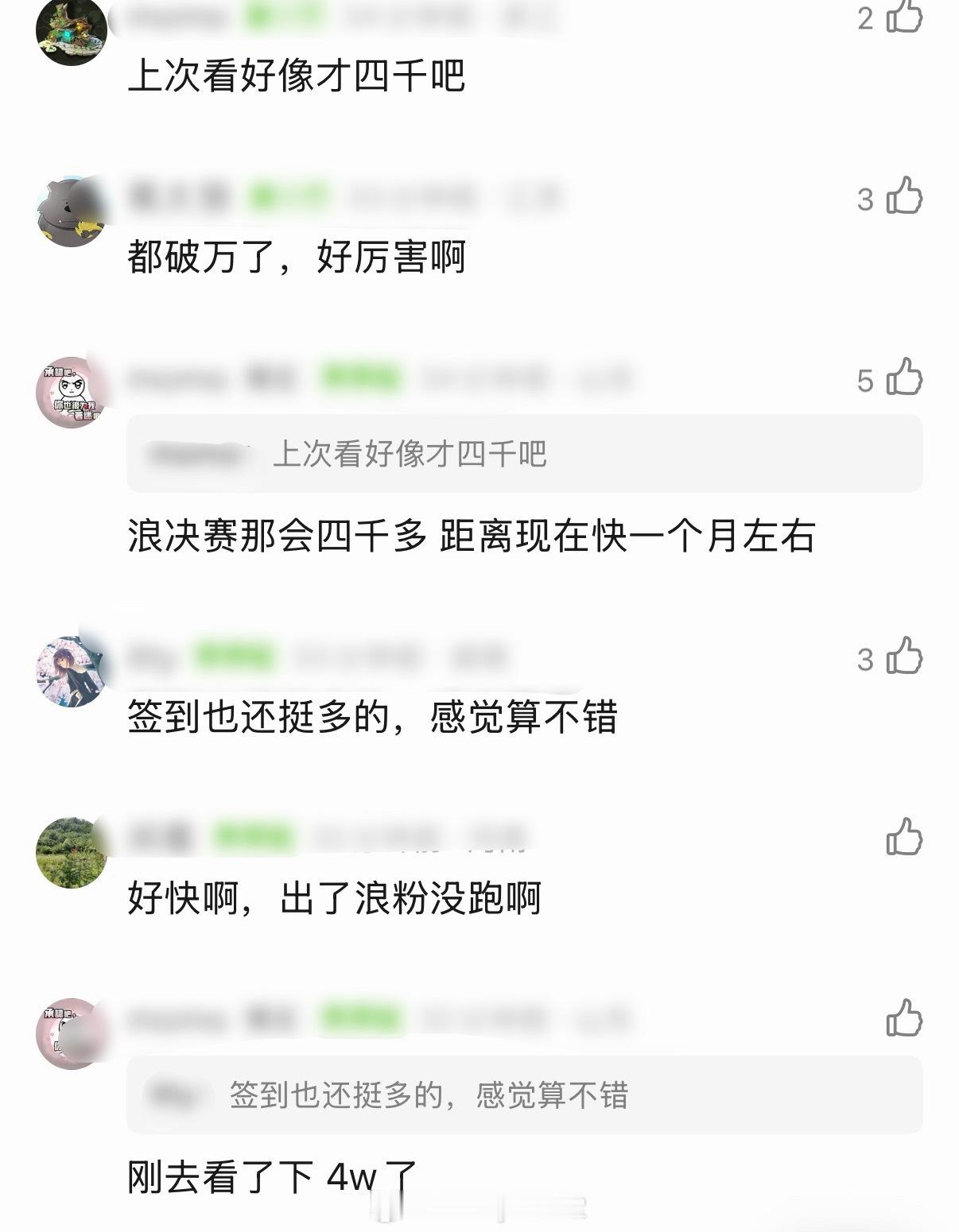 乘风破浪给姐姐们的加成好大，张月的超话签到突破4w，超like也突破1w了，这在