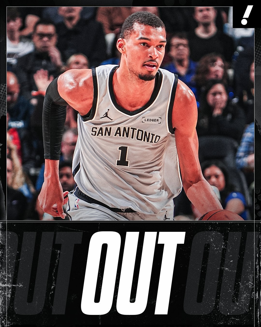 文班亚马今天背靠背对阵快船休战，最后5场比赛还要再出战3场才能参与评奖。值得一提