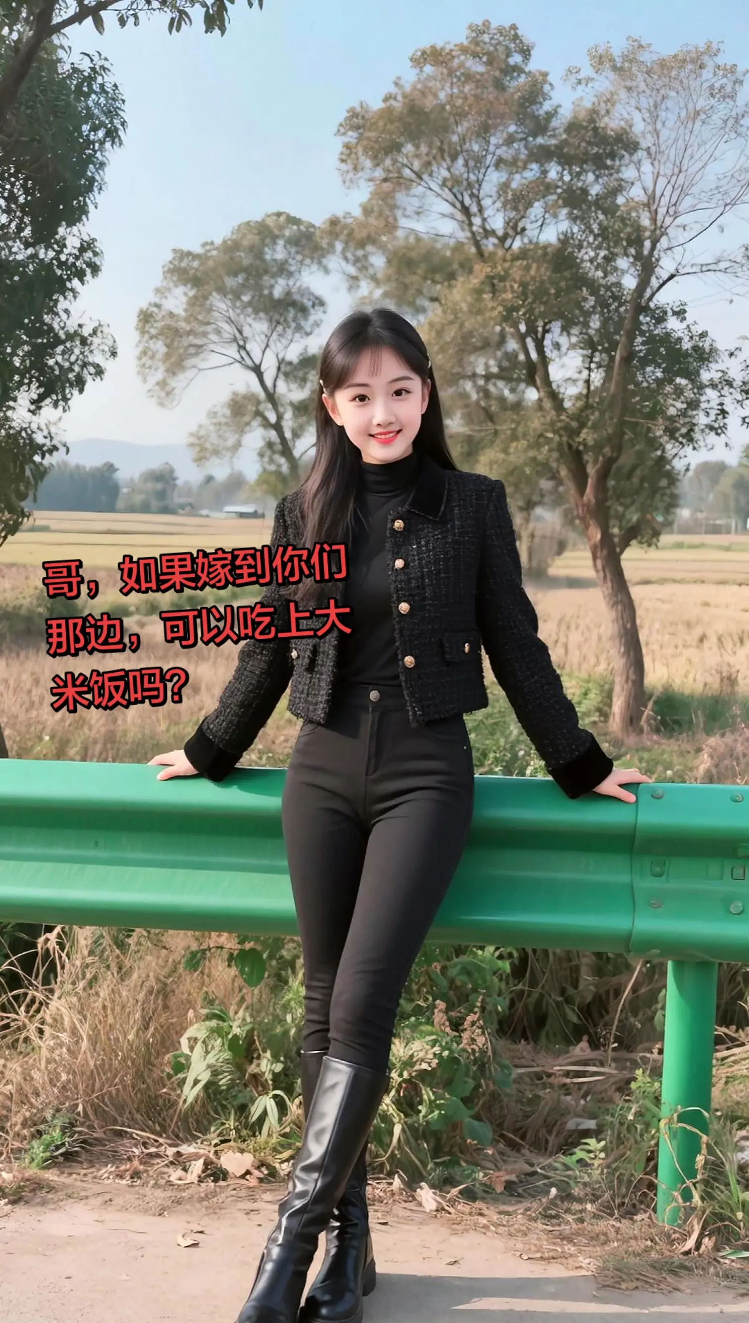 AI田园风生活照