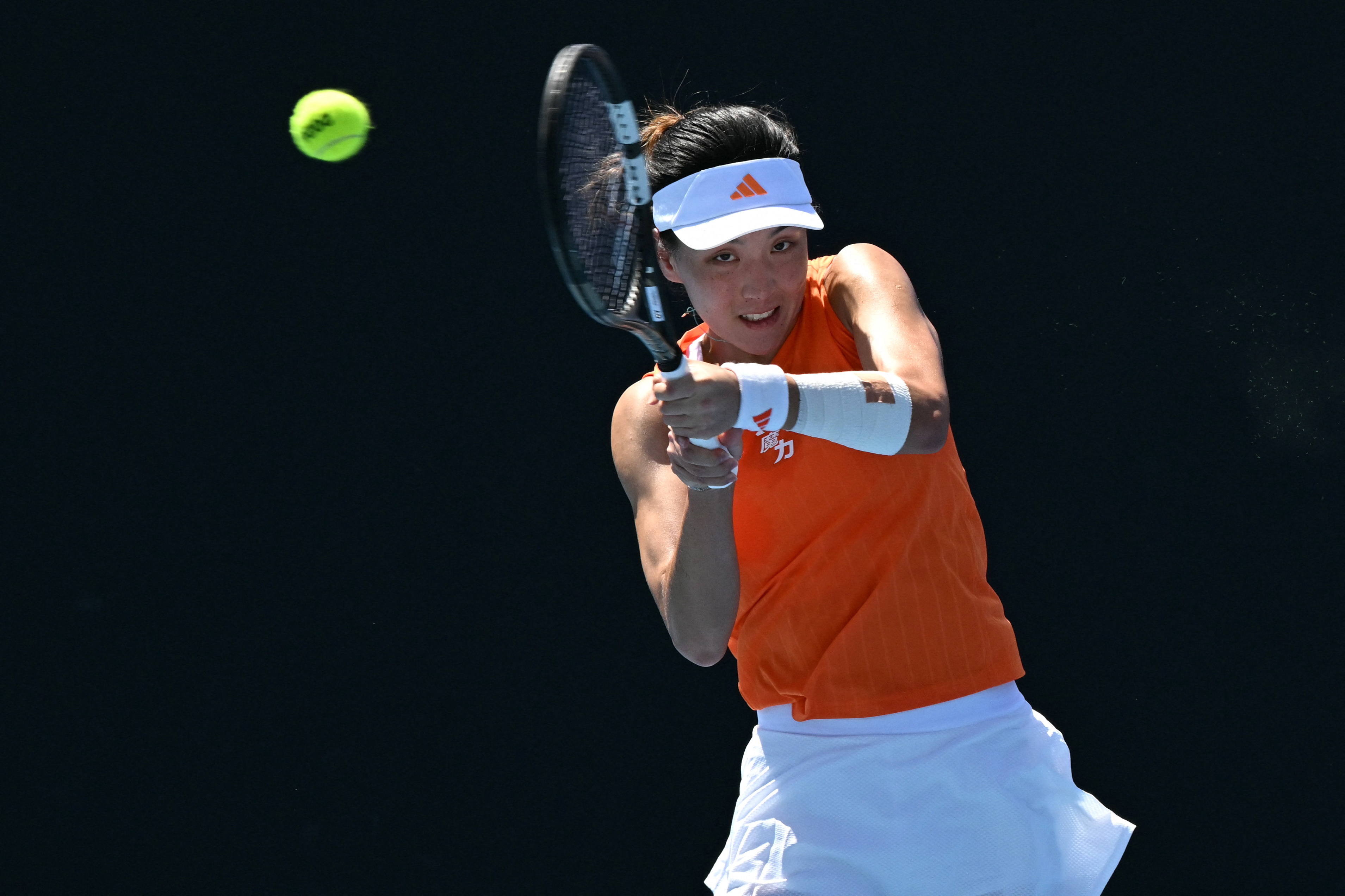 王欣瑜首进澳网32强🔥澳网2026 女单第二轮，王欣瑜以4-6 6-4 6-4