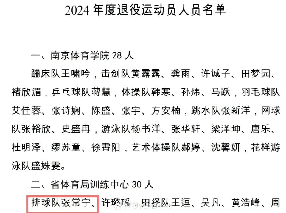 原来张常宁已经做好了退役准备，也没打几年球就要退役了，自从和吴冠希谈恋爱准备结婚