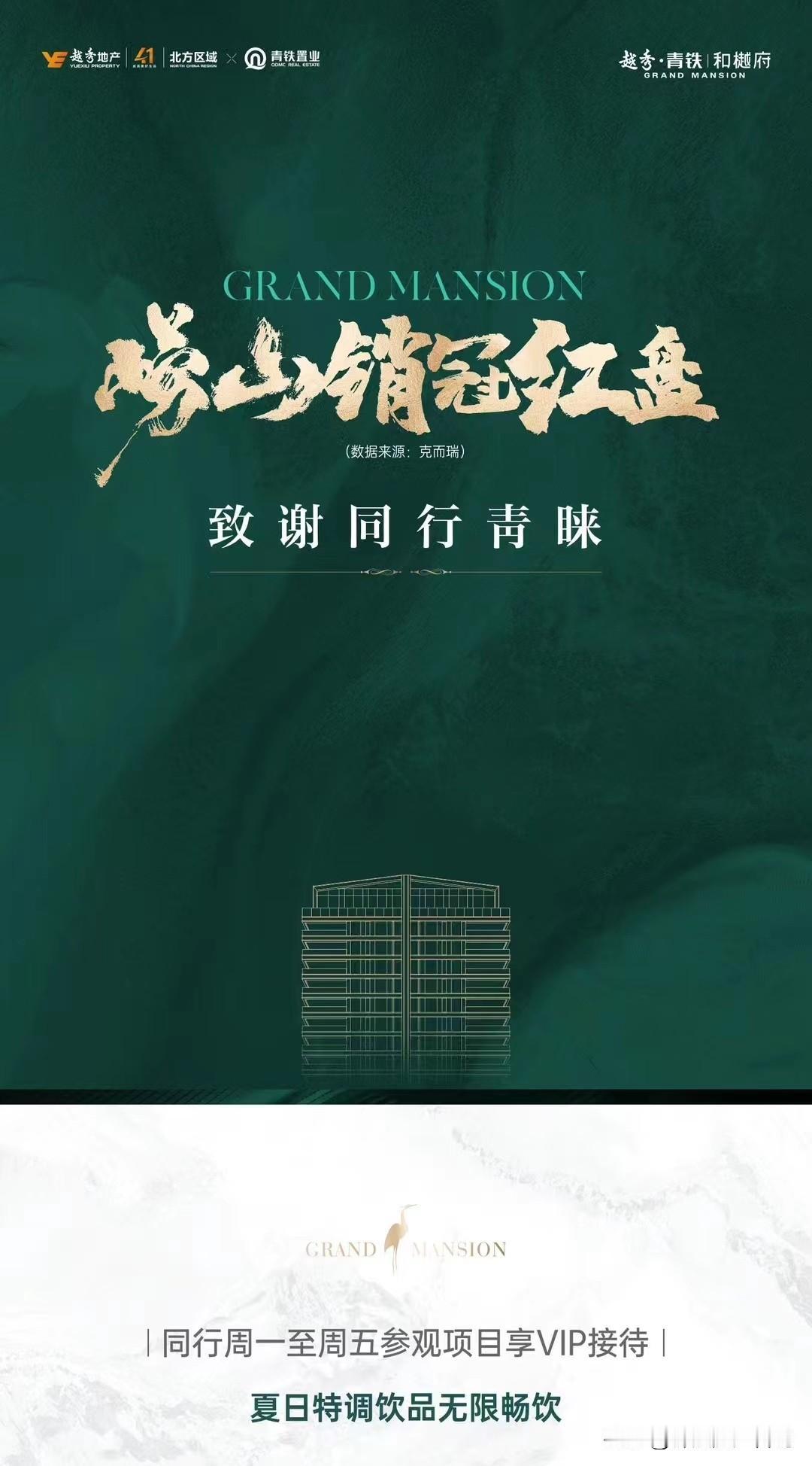崂山楼市，轮到和樾府销冠了！致谢同行，难道全靠同行衬托？#青岛爆料##青岛楼市#
