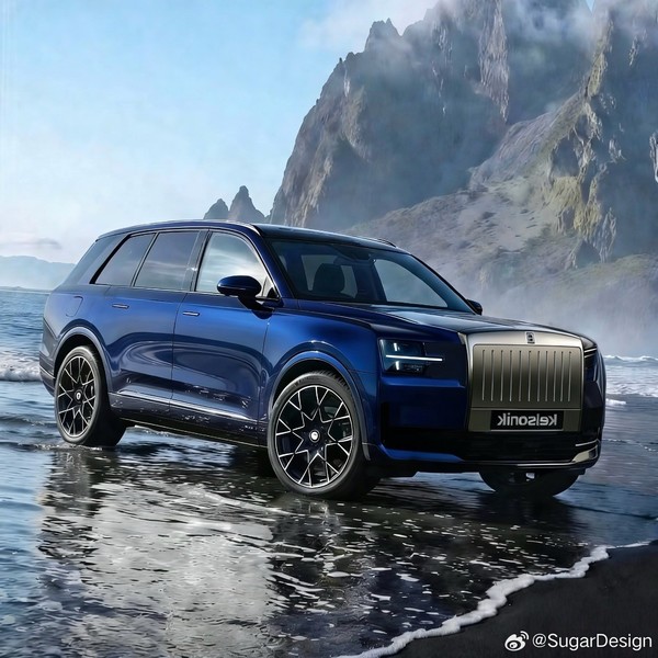 小米昆仑旗舰SUV全新预测图曝光 采用竖条式镀铬格栅