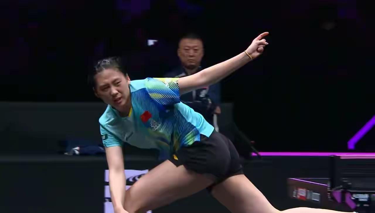 【大藤沙月11-7拿下第四局，陈熠应对有点乱，大腾发挥太好了】大藤沙月大比分3-