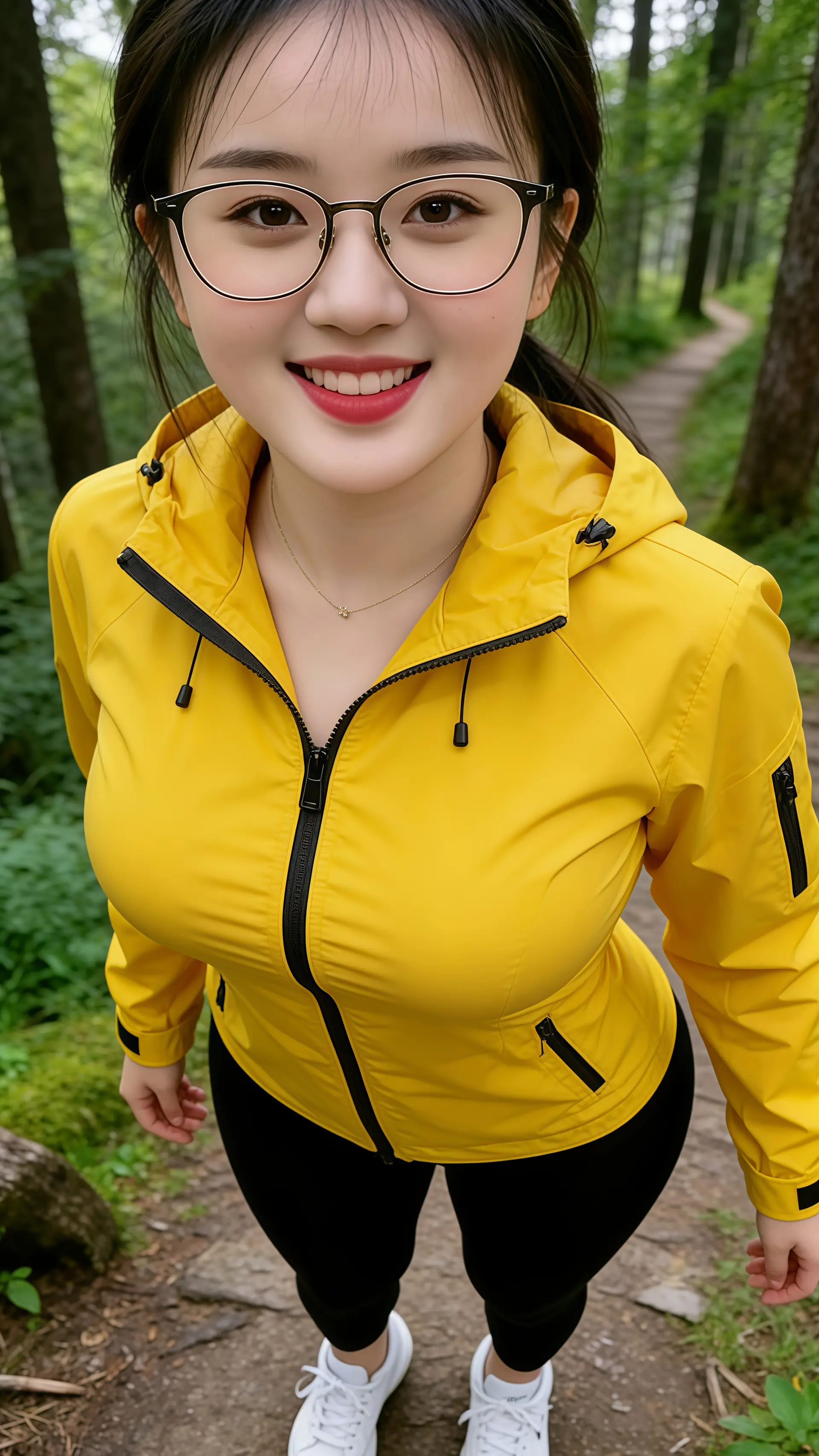 秀出我的户外穿搭 登上山顶看美景心随景动 ai户外时尚写真 户外拍摄随...