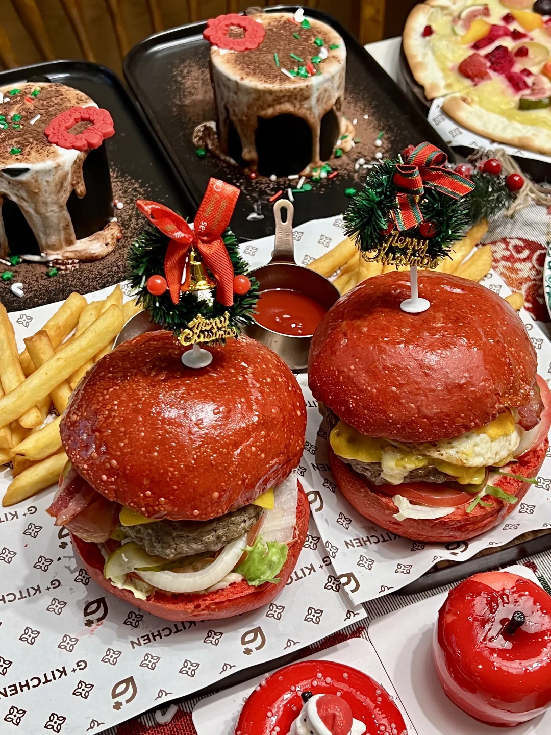 苏州果然是大城市🎄圣诞节汉堡🍔好出片！！