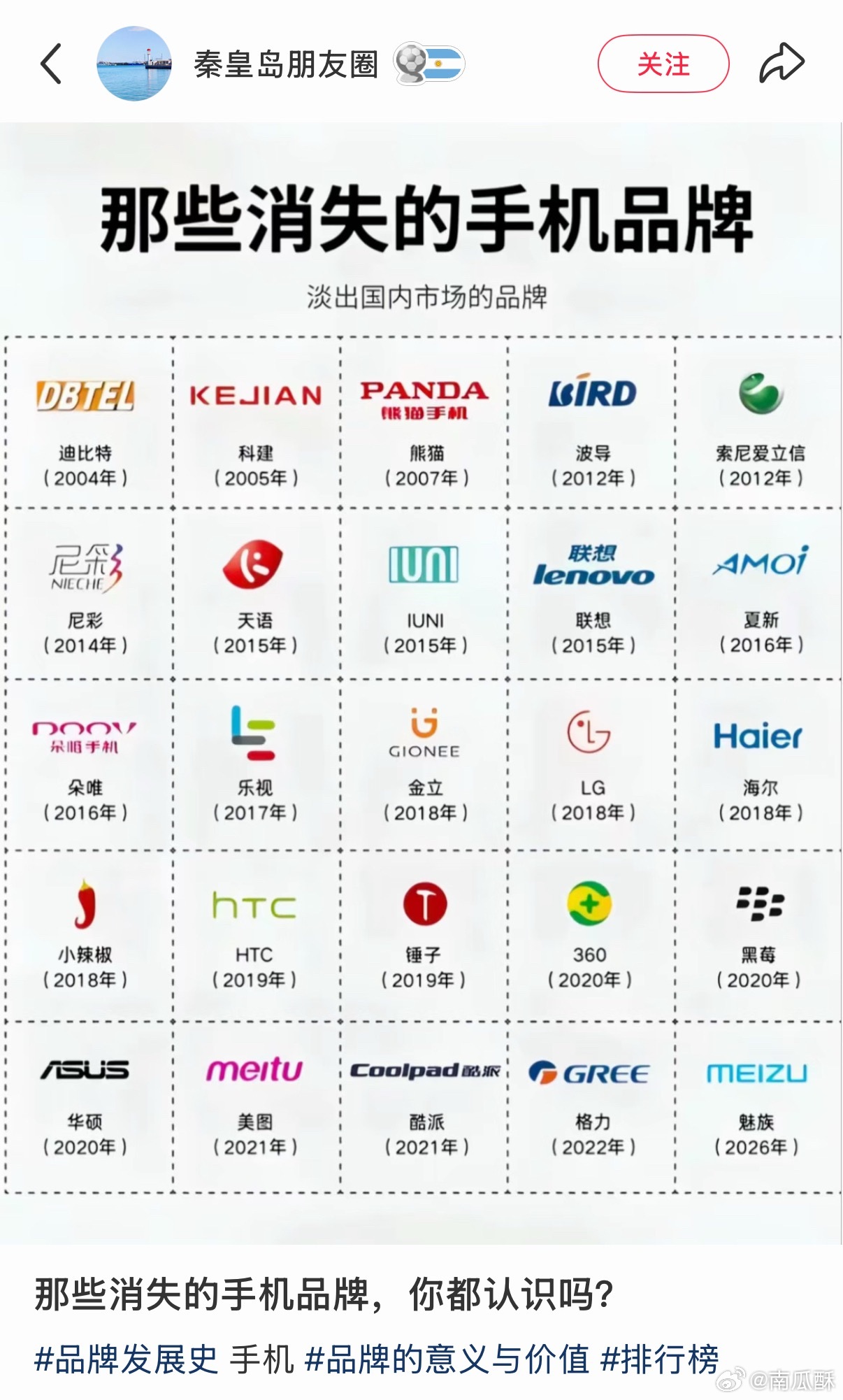 未来三年五年，还会有手机品牌消失吗？我觉得会。 