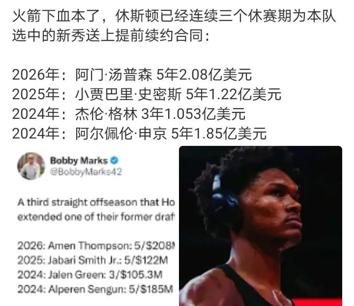 心酸
季后赛淘汰火箭的湖人阵容被解散了
被淘汰的火箭球员却纷纷拿大合同
现在大合