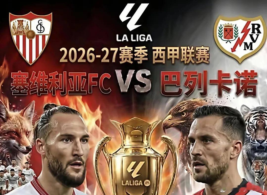 周六024 西甲 塞维利亚VS巴列卡诺方向：让负年龄：0-1 1-1 1-2足球
