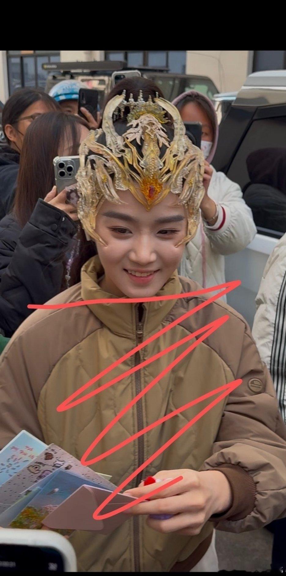 噜噜晓还是剧里太争气了，路透这个瞅造型都没拍成这样[笑cry] ​​​