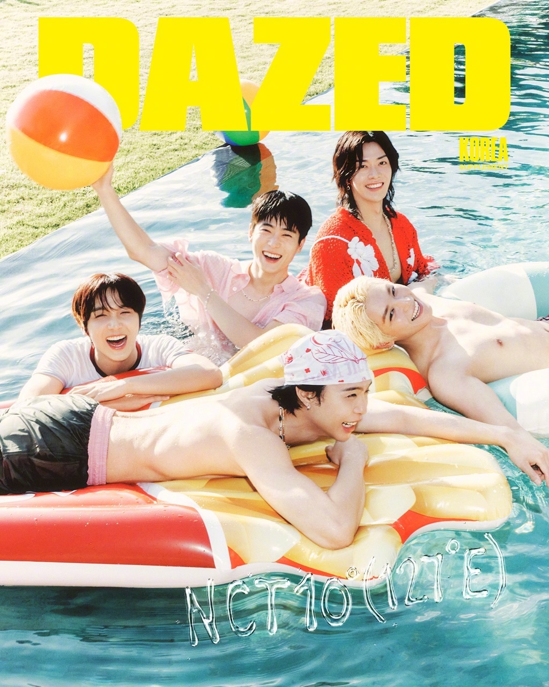 Dazed Korea 七月特刊封面，NCT 127 成团十周年之际，一段欢乐的