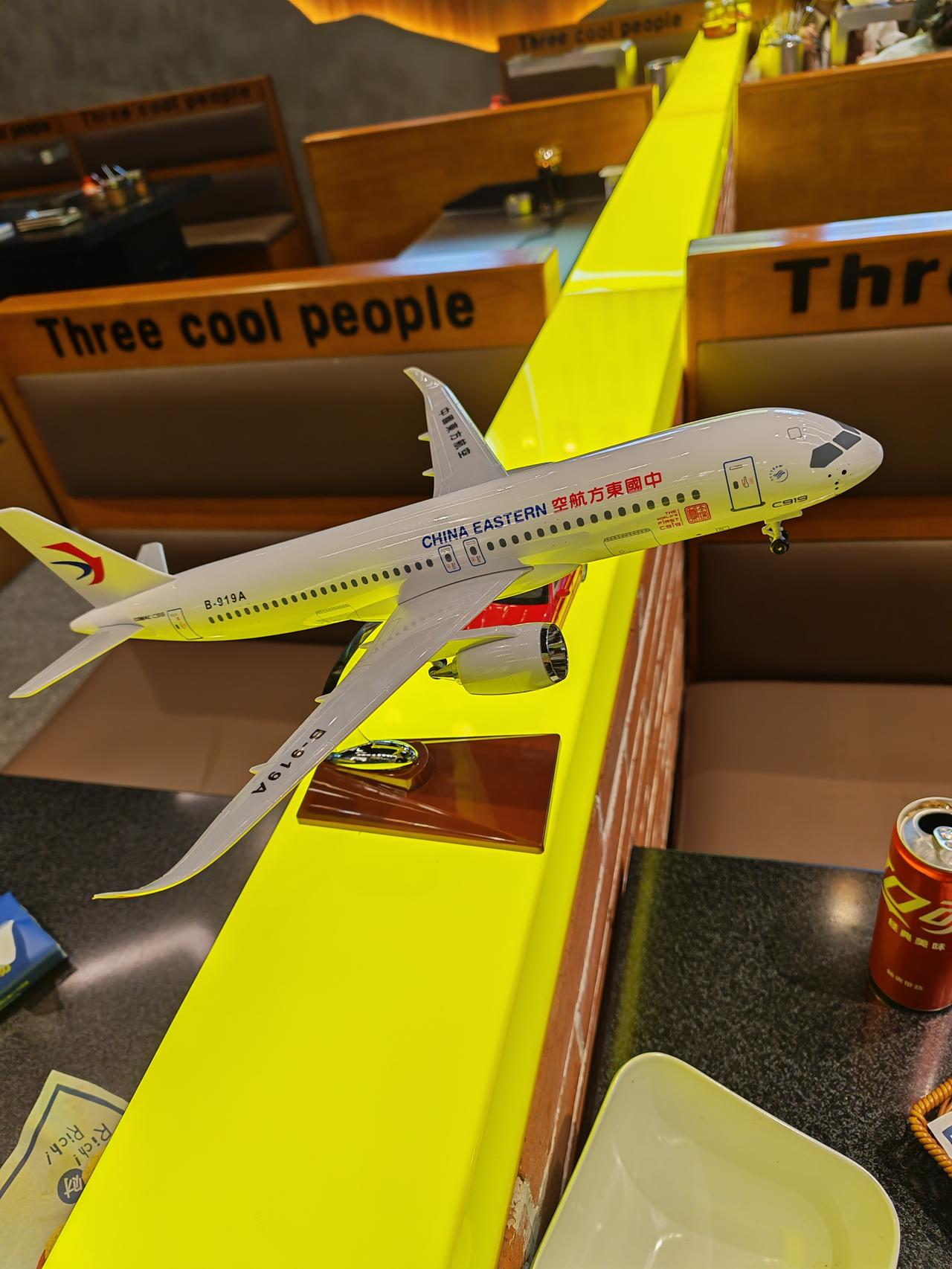 积分兑换的飞机模型，质量还挺好的。