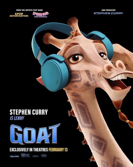 库里即将上映的电影《GOAT》将由众多熟悉的面孔主演👀🔥伊戈达拉饰演裁判IG