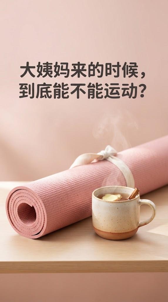 大姨妈来的时候，到底能不能运动？

每次大姨妈造访，很多女生立刻开启“绝对躺平”