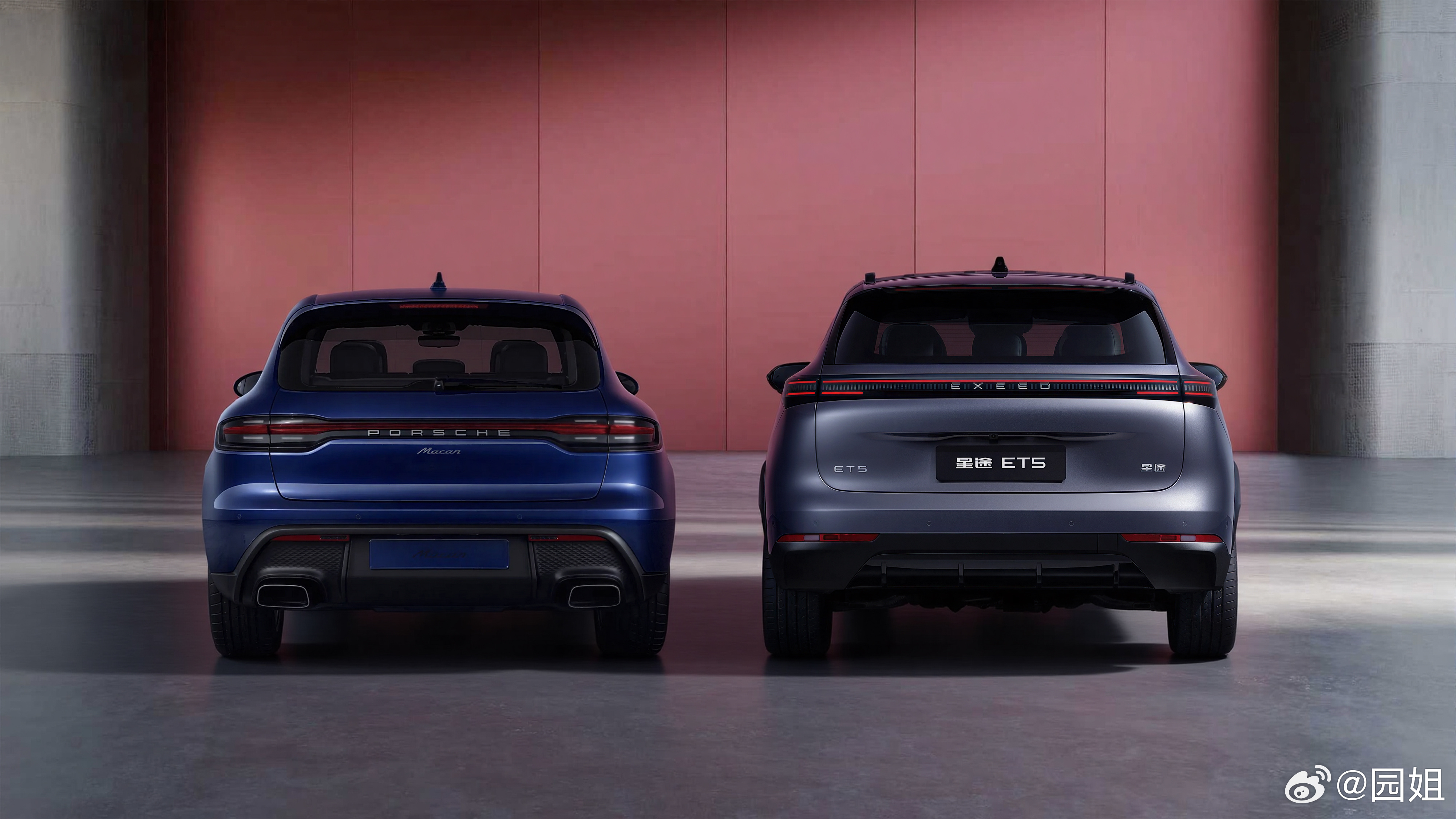 当你将保时捷Macan和它的增程版星途ET5放在一起时，就会感觉两台车有说不上来