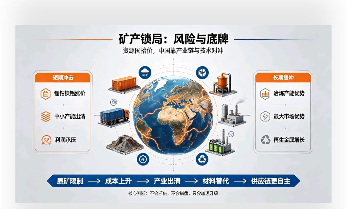 “全球锁矿”浪潮对中国最终会造成哪些影响？五个方面！
1. 全球锁矿是长期大趋势