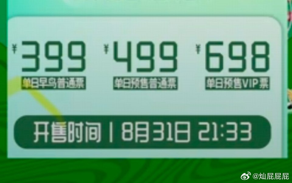 这三个价位的🎫有啥区别 其实我没搞懂