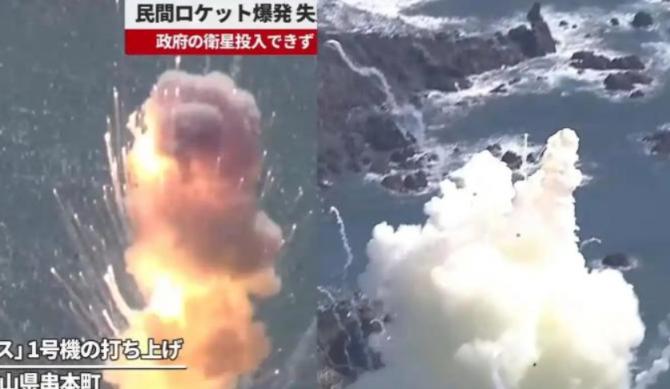 突发特讯！直播中断，全球围观，日本向世界通告：日本火箭发射再失败，抛物线坠下云端