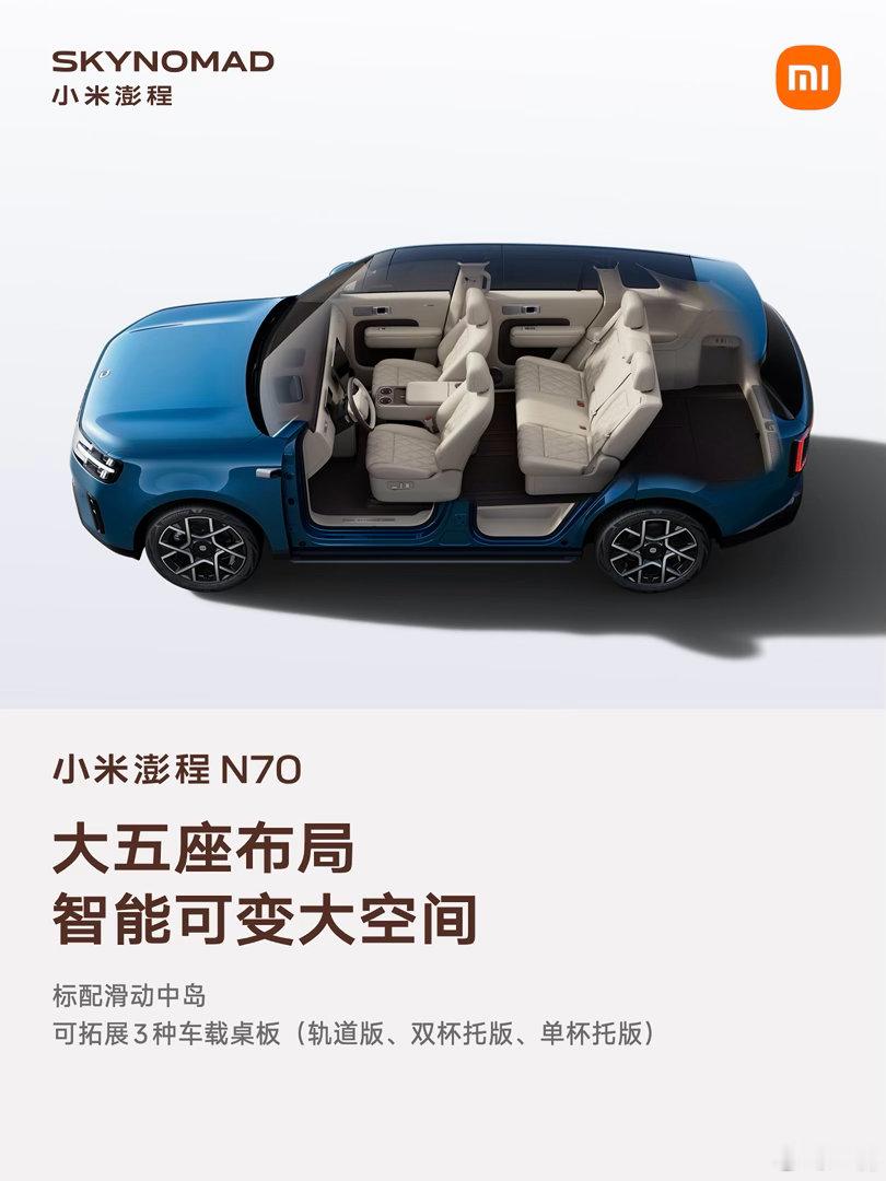 小米澎程N70有两套配置，PRO版20.99万，MAX版23.99万，差异主要是