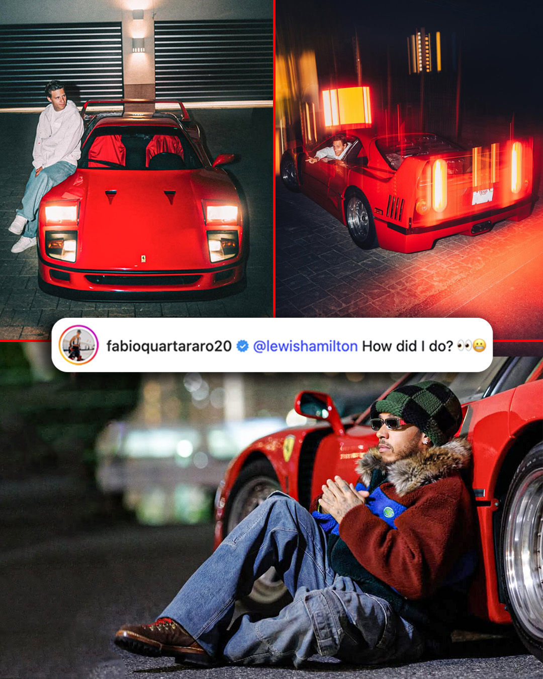 谁也无法拒绝法拉利夸子对于F40爱不释手f1法拉利F1车队