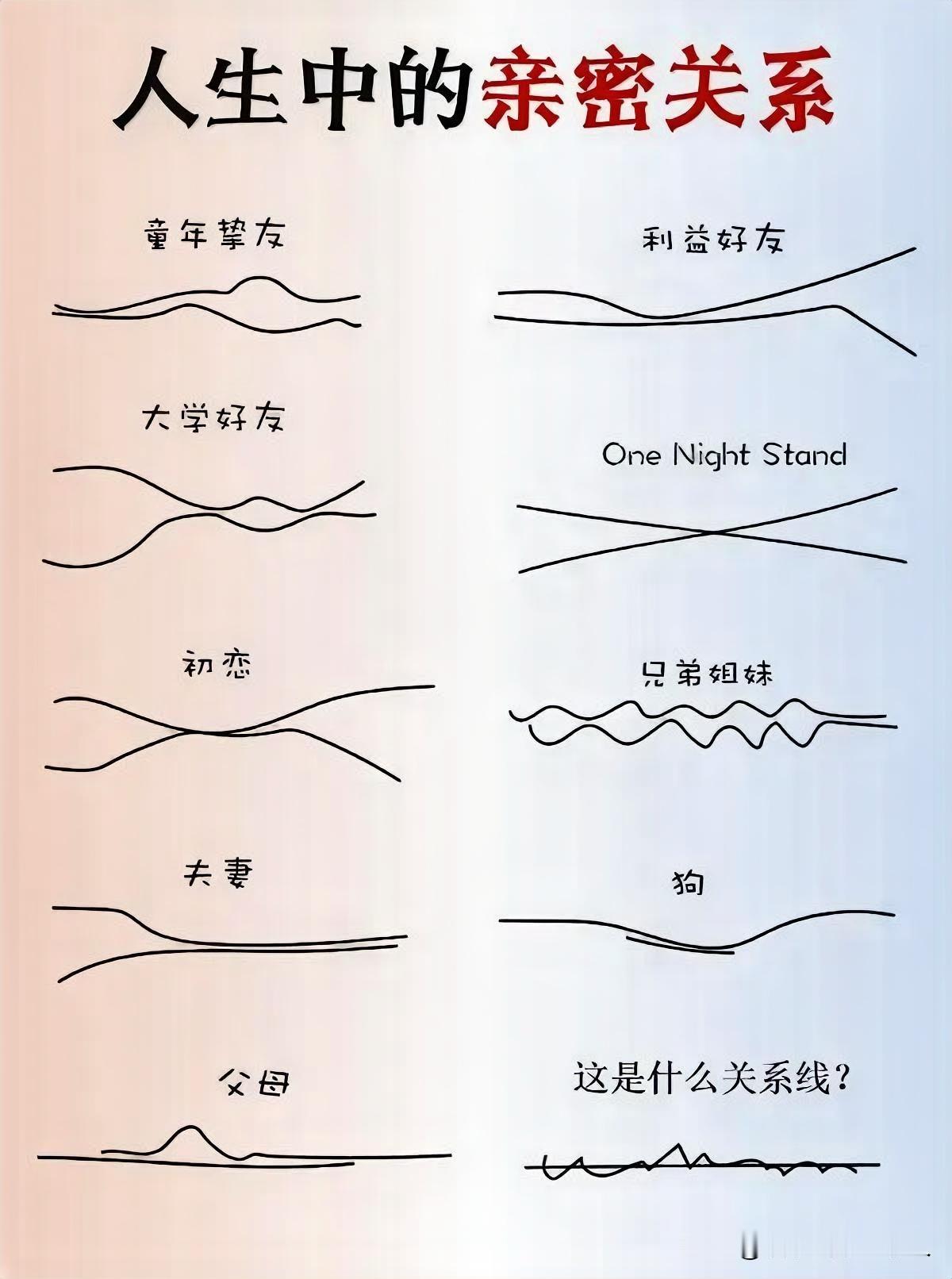 人生中的亲密关系曲线