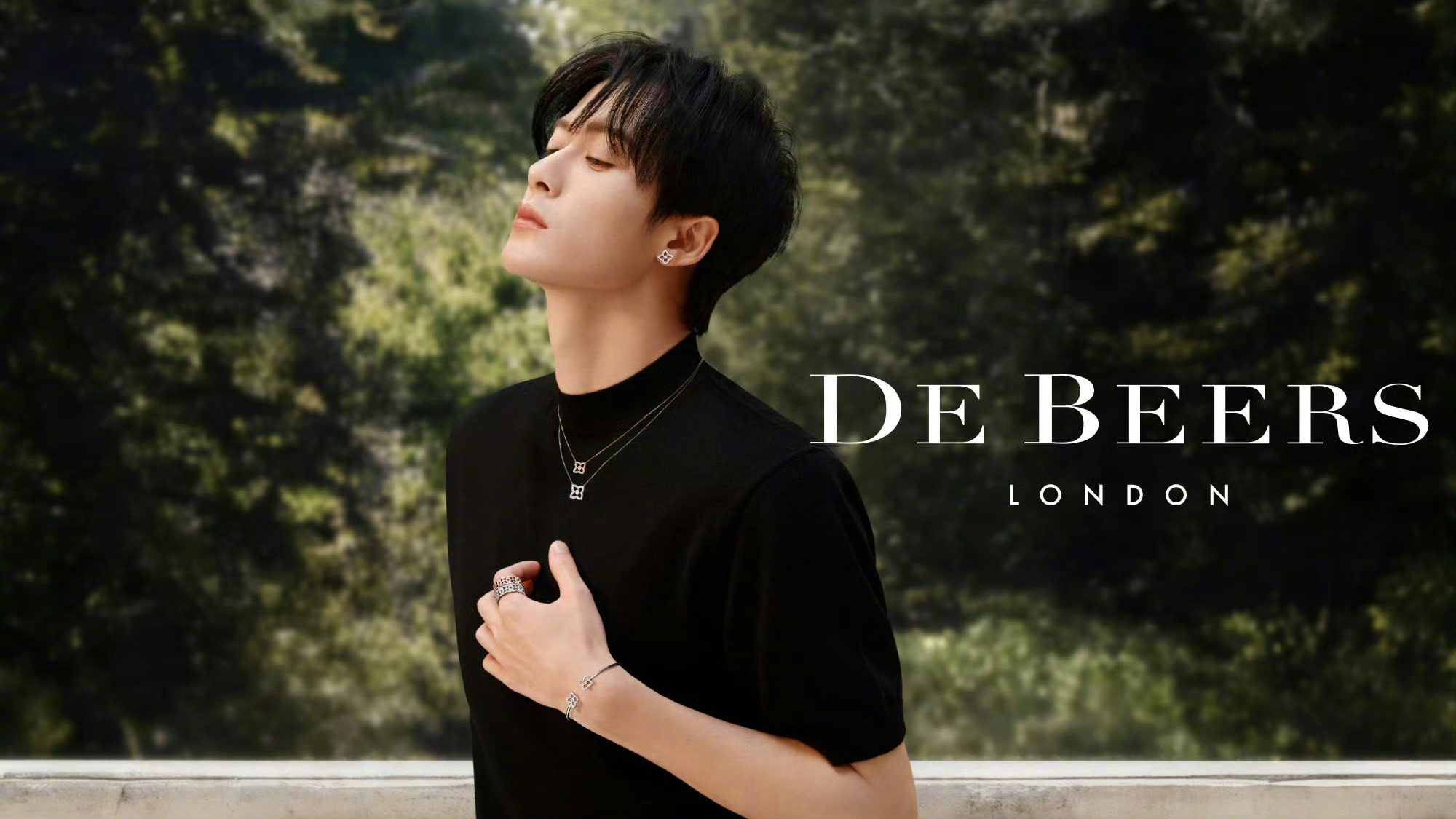 檀健次出镜戴比尔斯七夕大片，这次把视觉重心交给Lotus by DE BEERS