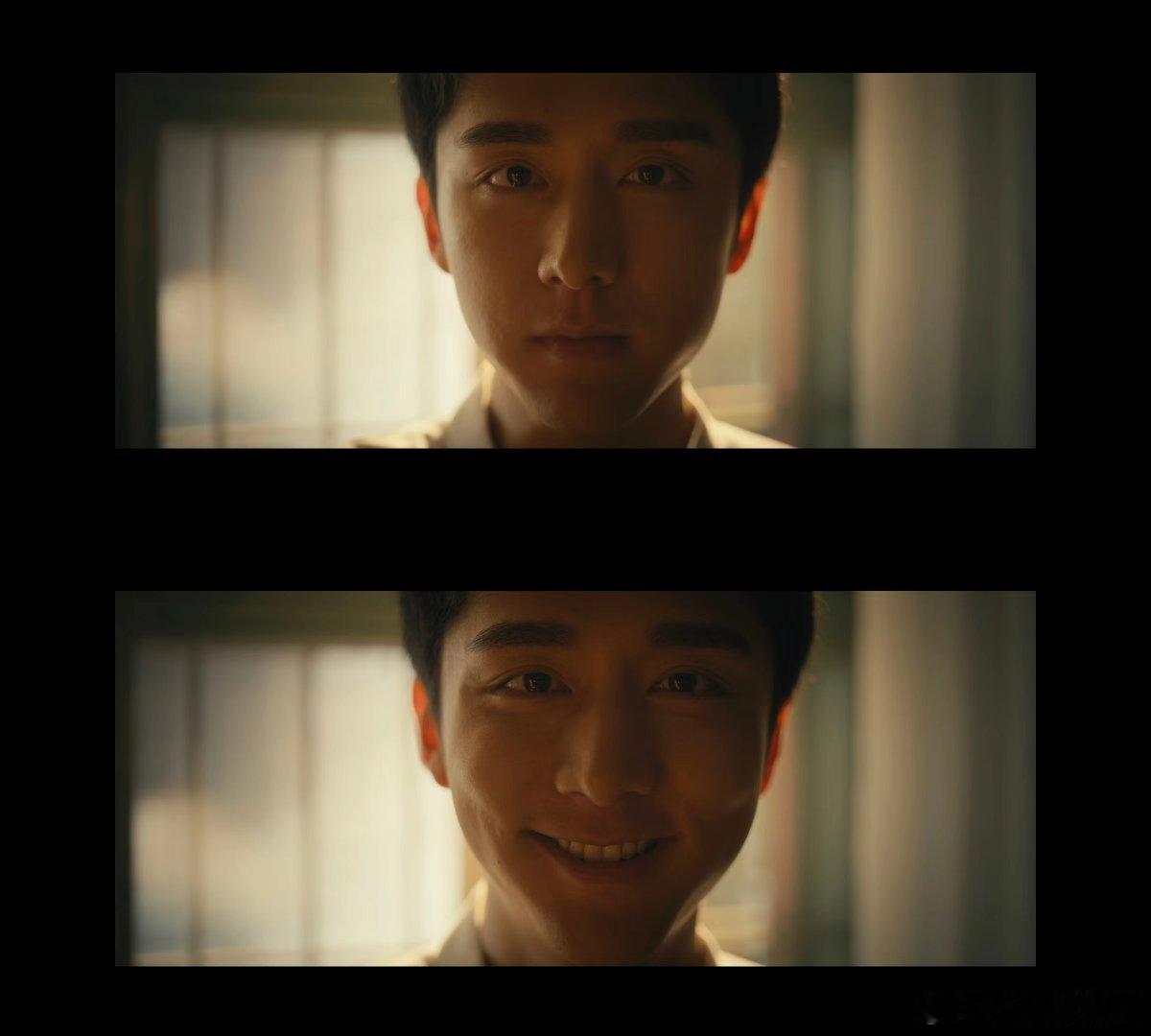 #周洛一半阴暗一半光明#周洛的脸一半在黑暗里一半在光线下，看表情也只能看清楚一半