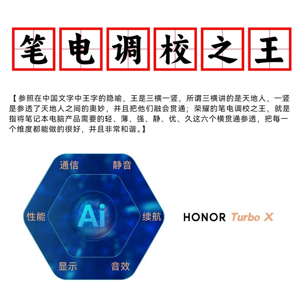 荣耀全面进化的HONOR Turbo X来了全面赋能性能、续航、静音、通信、显示