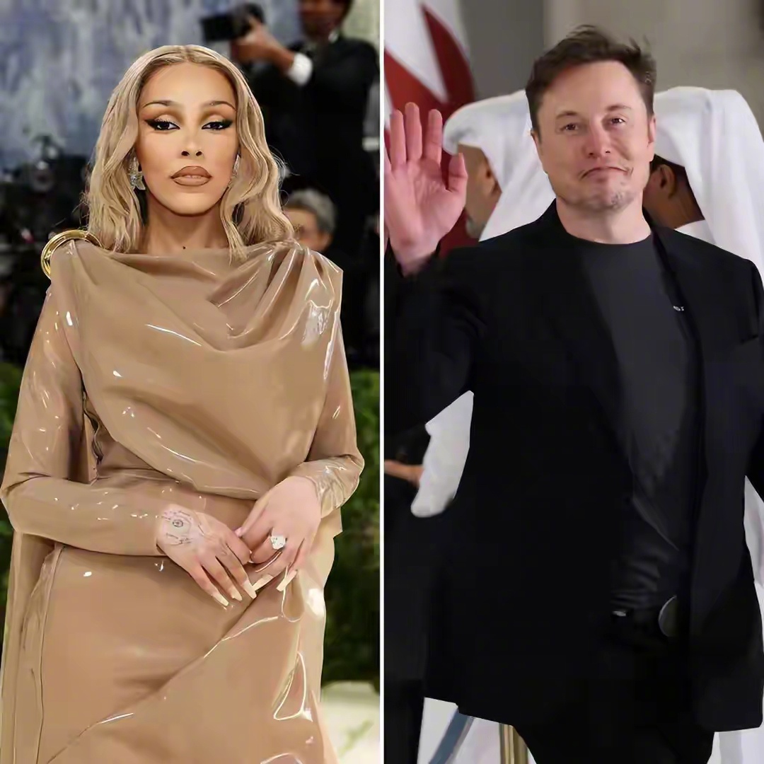 美国女歌星豆荚猫对马斯克进行人身攻击，侮辱马斯克像青蛙，像伊沃克人，像没毛没脖子