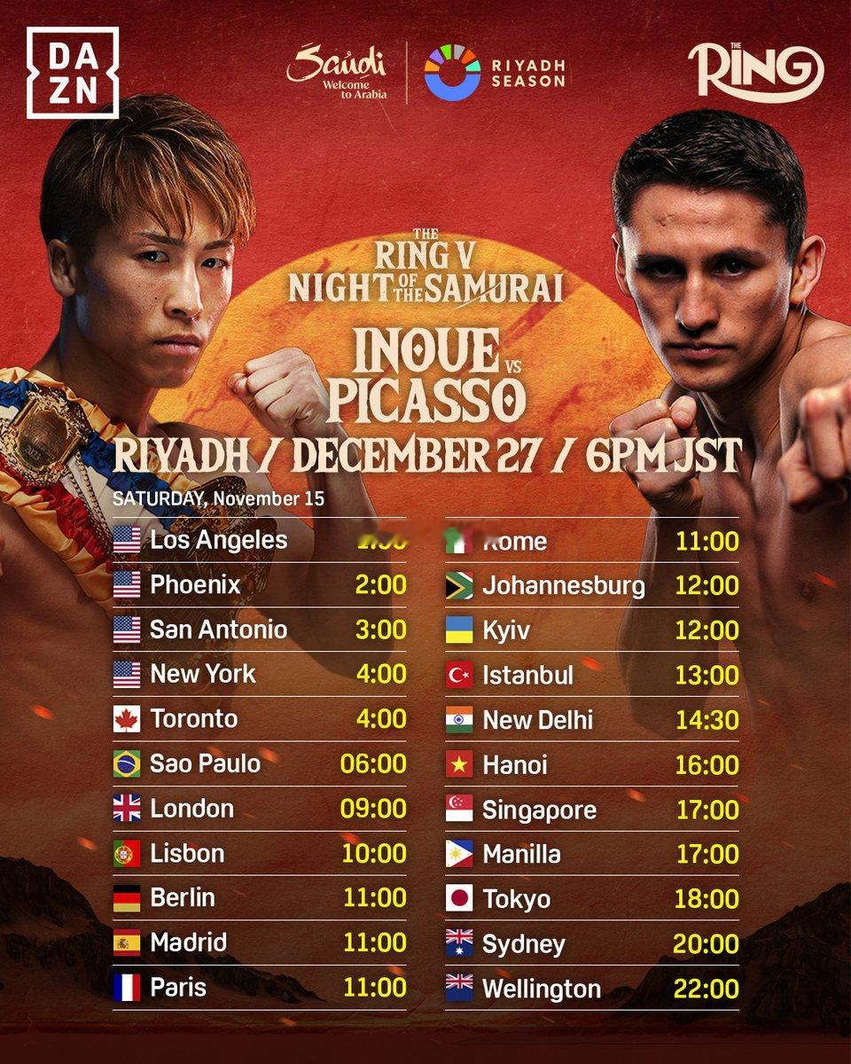 拳坛速递 比赛时间，北京时间 今天下午 5点。煮酒今日拳击