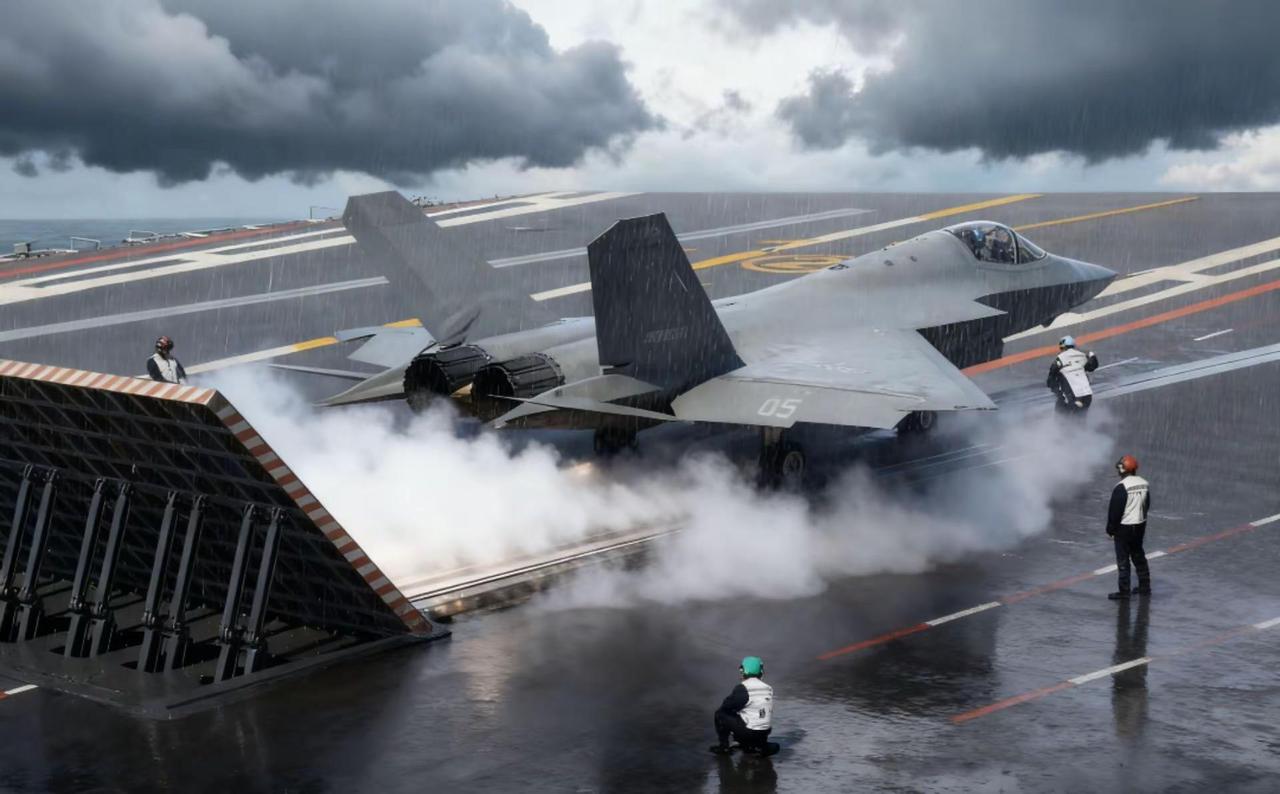 假如福建舰用的蒸汽弹射……歼35