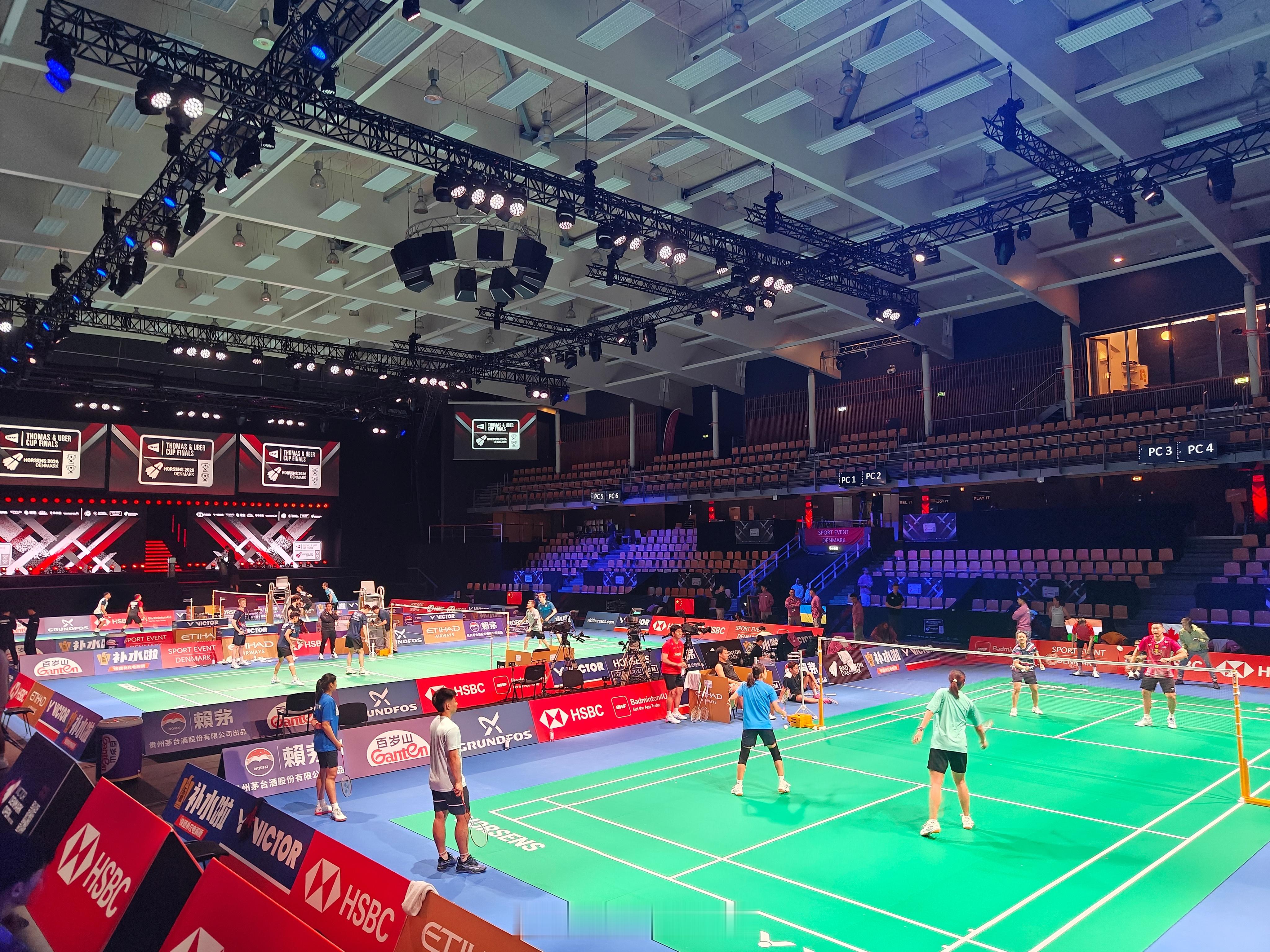 汤尤杯比赛场地今天正式向队伍开放2026年汤尤杯