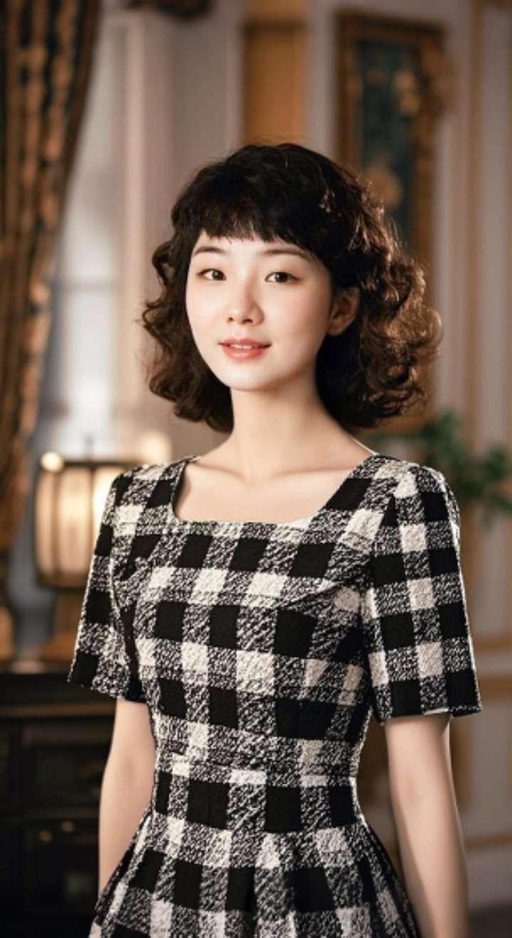 AI扩图 AI旗袍佳人