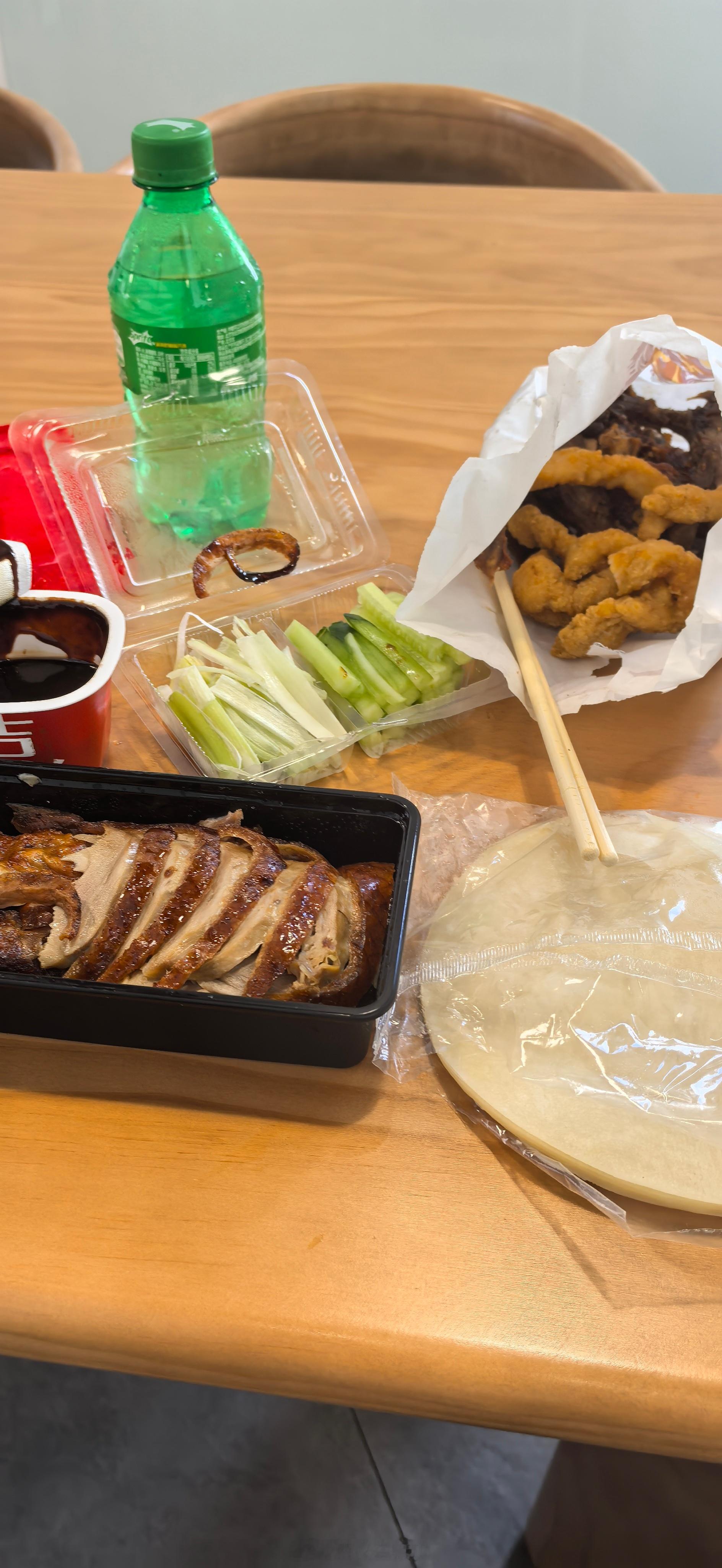 我用京东外卖 点了份烤鸭踏青寻春色  ​​​