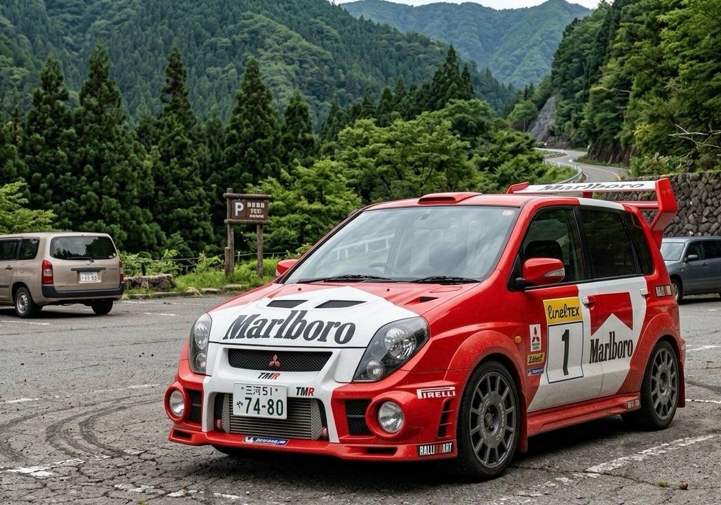 三菱 Dingo Ralliart Version，国内叫做哈飞赛马，当年就觉得