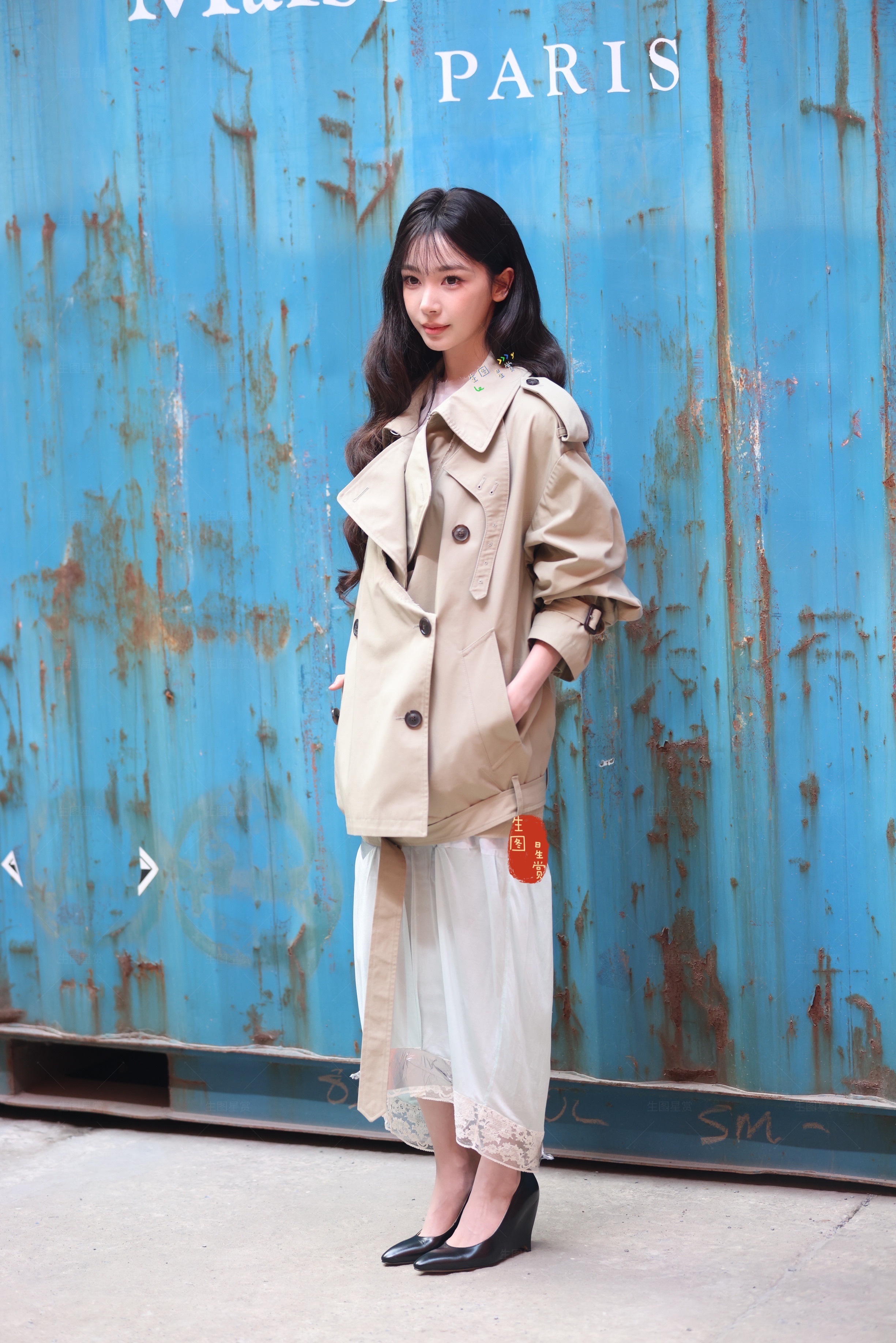 今天是韩系风的易梦玲，美美的一天上海马吉拉大秀生图直出 