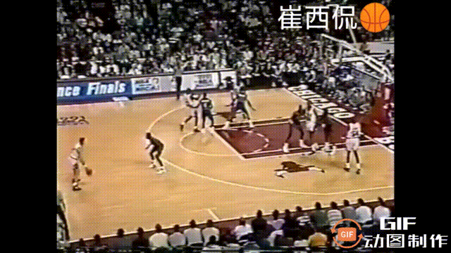罗德曼防乔丹，矛与盾的较量！
91年东决，乔丹连续第三年季后赛遭遇活塞。公牛队连