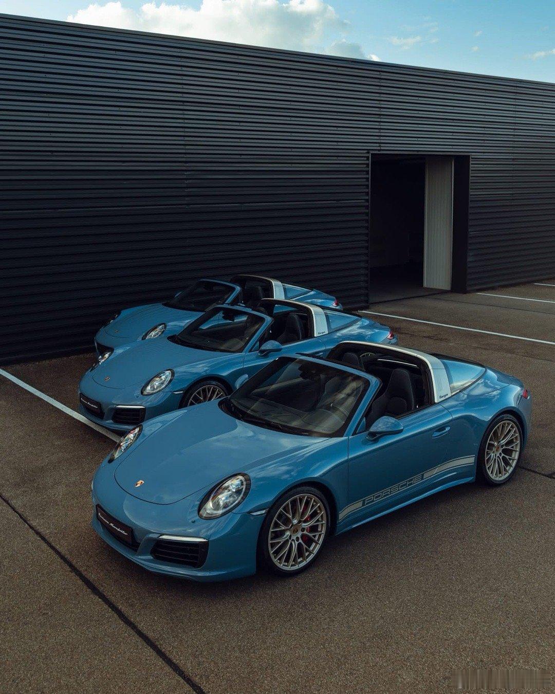 太美了，最近一直在等一台银外黑内的991.2 Targa GTS出现，特别想拥有